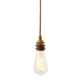 Lome Twisted Pendant - Antique Brass