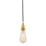 Lome Twisted Pendant - Polished Brass