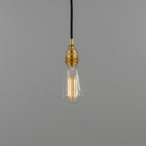 Lome Twisted Pendant - Satin Brass