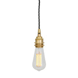 Lome Twisted Pendant - Satin Brass