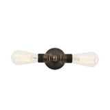Lome Vintage Double wall light - Antique Silver