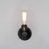 Lome Vintage Industrial Wall Light Matt_Black
