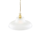 London Prismatic Railway Pendant - Satin Brass