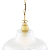 London Railway Pendant - Satin Brass