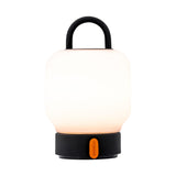 Loome Battery Table Lamp - Anthracite, lit