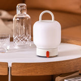 Loome Battery Table Lamp Antracite By Kooduu - Lifestyle View