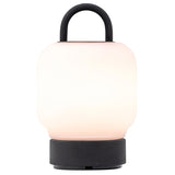Loome Battery Table Lamp Antracite By Kooduu - With Light
