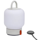 Loome Battery Table Lamp Cloudy White By Kooduu - With Charger