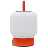Loome Battery Table Lamp Orange By Kooduu - Side View