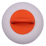 Loome Battery Table Lamp Orange By Kooduu - Up View