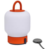 Loome Battery Table Lamp Orange By Kooduu - With Charger