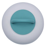 Loome Battery Table Lamp Smoky Teal By Kooduu - Up View