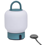 Loome Battery Table Lamp Smoky Teal By Kooduu - With Charger