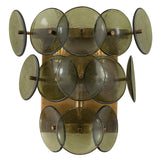 Loren Wall Sconce Weathered Brass By Maxim Lighting - Front View