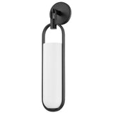 Lorimer Wall Light Black Brass By Hudson Valley