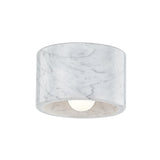 Loris Flush Mount - White Marble by Hudson Valley