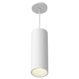Lorna 12-Inch Pendant Light — 4 Inch, White
