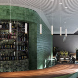 Lorna 12 Inch Pendant Light White 12 Inch 2 Diameter By Kuzco Lifestyle View 2