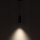 Lorna 8 Inch Pendant Light Black 8 Inch 2 Diameter By Kuzco Lifestyle View