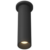 Lorna Black Ceiling Mount 12 Inch 3 Diameter By Kuzco