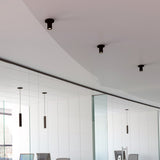 Lorna Black Ceiling Mount 4 Inch 2 Diameter By Kuzco Lifestyle View