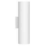 Lorna Up/Down Wall Sconce — 16 Inch (4 Inch Dia.), White