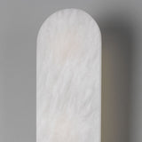 Lothian Oval Alabaster Wall Light Satin Brass