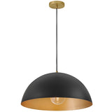Lou Pendant Light Black By Lark Living - Front View3
