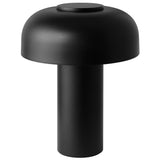 Louver Portable Table Lamp Black By Visual Comfort Modern - Front View1