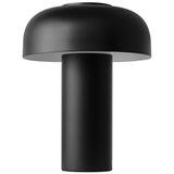 Louver Portable Table Lamp Black By Visual Comfort Modern - Front View2