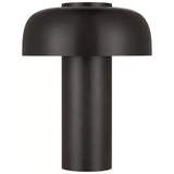 Louver Portable Table Lamp Bronze By Visual Comfort Modern - Front View2