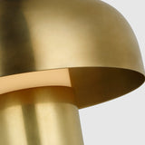 Louver Portable Table Lamp Hand Rubbed Antique Brass By Visual Comfort Modern - Detailed View1