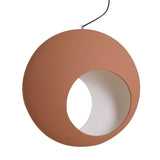Lua Small Pendant Light By Geo Contemporary, Color: Terracotta