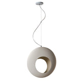 Lua Small Pendant Light By Geo Contemporary, Color: White