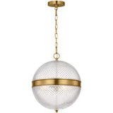 Lucinda 15 Pendant Light Burnished Brass By Visual Comfort Studio - Front View