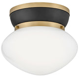 Lucy Flush Mount Black By Lark Living - Front View1