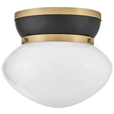 Lucy Flush Mount Black By Lark Living - Front View2