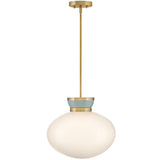 Lucy Pendant Light Medium Lacquered Brass By Lark Living
