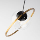 Lugano Single Pendant Light By Artcraft Lifestyle View