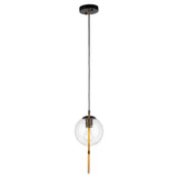 Lugano Single Pendant Light By Artcraft Side View