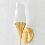 Luisa Wall Sconce Aged Brass By Mitzi Detailed View