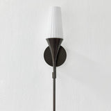 Luisa Wall Sconce True Bronze By Mitzi Detailed View