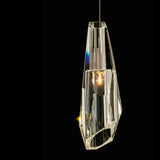 Luma Mini Pendant detail in Soft Gold, by Hubbardton Forge