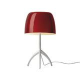 Lumiere Table Lamp By Foscarini, Size: Large, Finis: Aluminum, Color: Cherry Red, , | Casa Di Luce Lighting