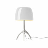 Lumiere Table Lamp By Foscarini, Size: Large, Finis: Aluminum, Color: White, , | Casa Di Luce Lighting