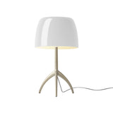 Lumiere Table Lamp By Foscarini, Size: Large, Finis: Champagne, Color: White, , | Casa Di Luce Lighting