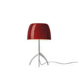 Lumiere Table Lamp By Foscarini, Size: Small, Finis: Aluminum, Color: Cherry Red, , | Casa Di Luce Lighting