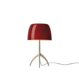 Lumiere Table Lamp By Foscarini, Size: Small, Finis: Champagne, Color: Cherry Red, , | Casa Di Luce Lighting