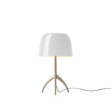 Lumiere Table Lamp By Foscarini, Size: Small, Finis: Champagne, Color: White, , | Casa Di Luce Lighting