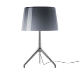 Lumiere XX Table Lamp By Foscarini, Size: Large, Finis: Aluminum, Color: Grey, , | Casa Di Luce Lighting